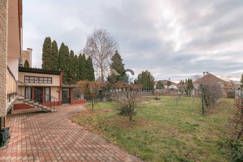Family house on Kpt. Jaroša Street in Trenčín with a spacious garden and walkway.