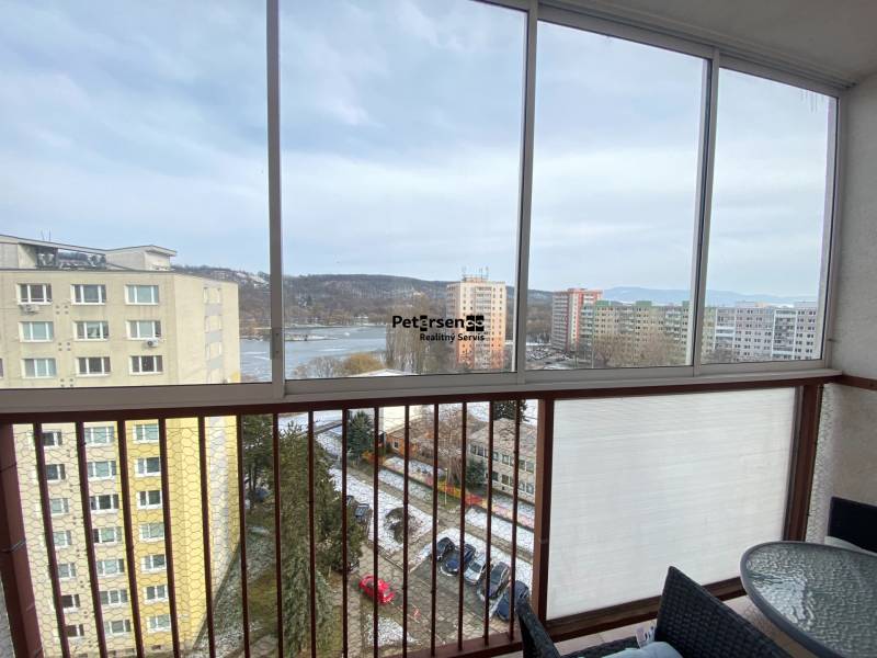 View from the balcony of a 3-room apartment on Azovska Street, Košice - Nad jazerom district.