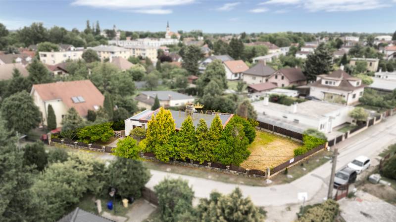 A family house on Trenčianska Street in Ivanka pri Dunaji surrounded by greenery and a garden.