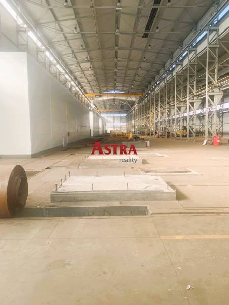 Production facilities with high ceilings and metal construction, Dobšiná.