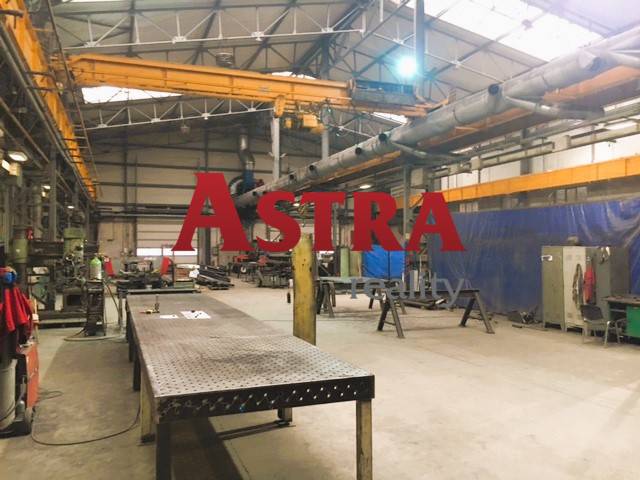 Metalworking production facilities with industrial equipment and lifts in Spišská Nová Ves.