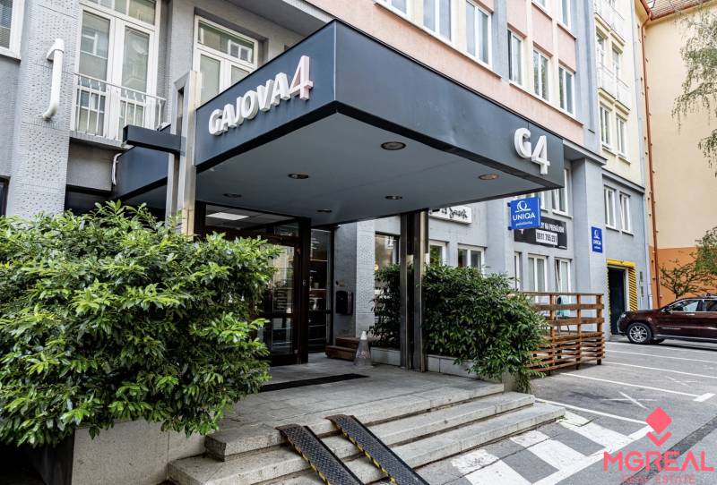 The exterior of an office building on Gajova Street in Bratislava - Old Town.