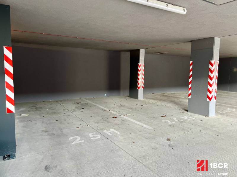 Parking spaces in the underground garage on Hraničná Street, Bratislava - Ružinov.