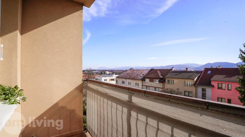 View from a 3-room apartment on Janka Palu Street in Nemšová.