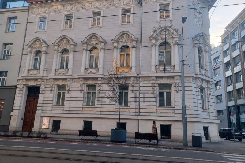 Historic facade on Štúrova Street, Commercial spaces in Bratislava - Historical core.