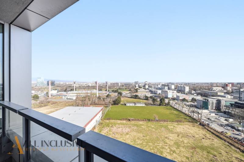 View from a 2-room apartment on Bajkalská Street in Bratislava - Nové Mesto.