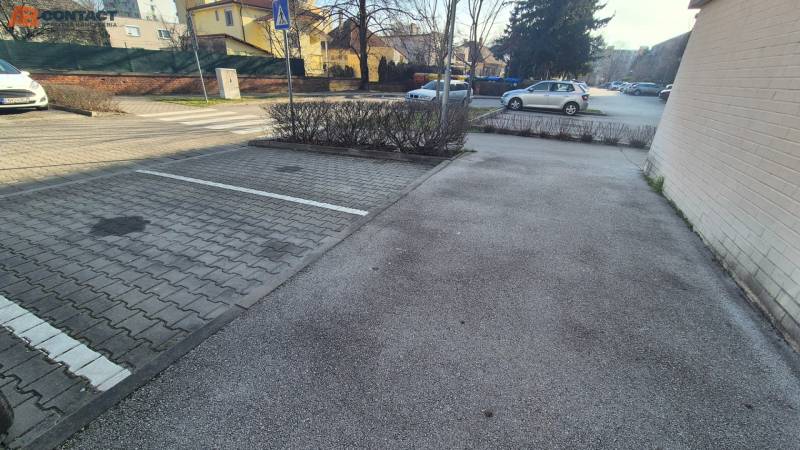 Parking space on Bratislavská Street in Piešťany, next to a 2-room apartment.