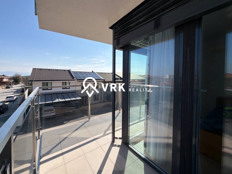 View from the balcony of a 3-room apartment on Topoľčianska Street, Košice - West district.