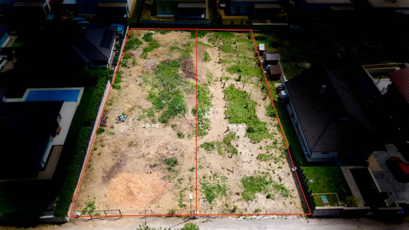 Plots - residential on Pod Agátmi Street in Štitáre, divided into two parcels.