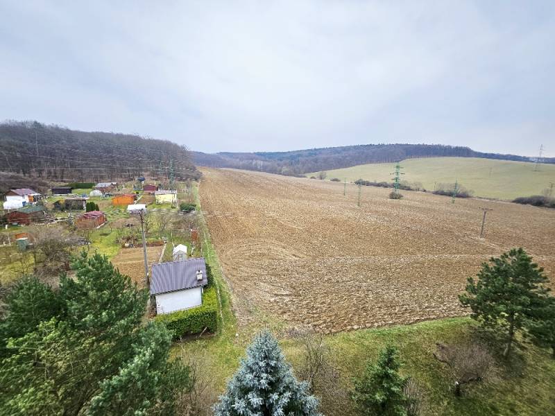 Countryside with fields and gardens around Bánovce nad Bebravou, ideal for growers.