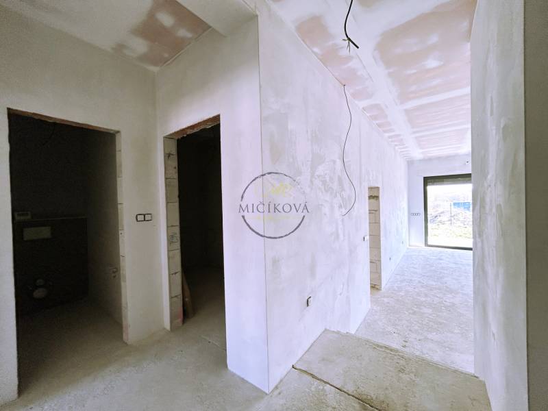 A family house with bare walls and an open layout in Klasov.