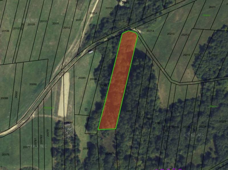 Agricultural and forest lands in Námestovo, which are divided into parcels.