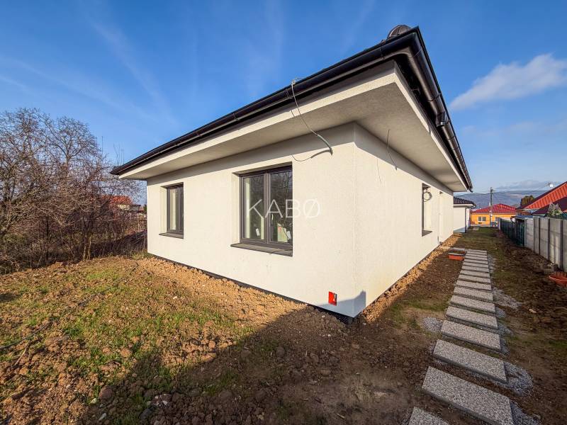 A family house on Rastislavova Street in Lužianky with a landscaped garden and walkway.