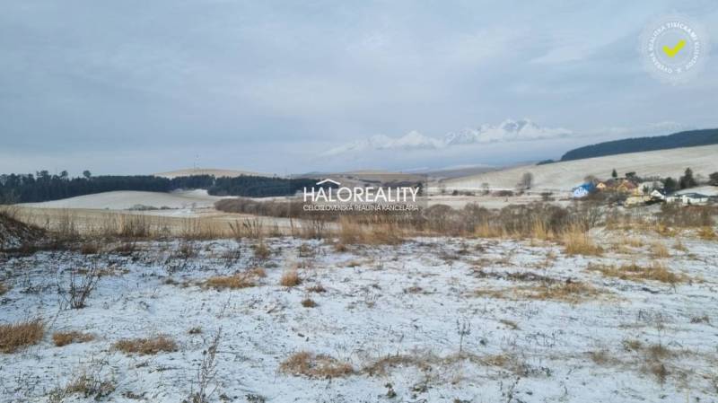 A snowy landscape with picturesque views ideal for plots - housing around Tvarožná.
