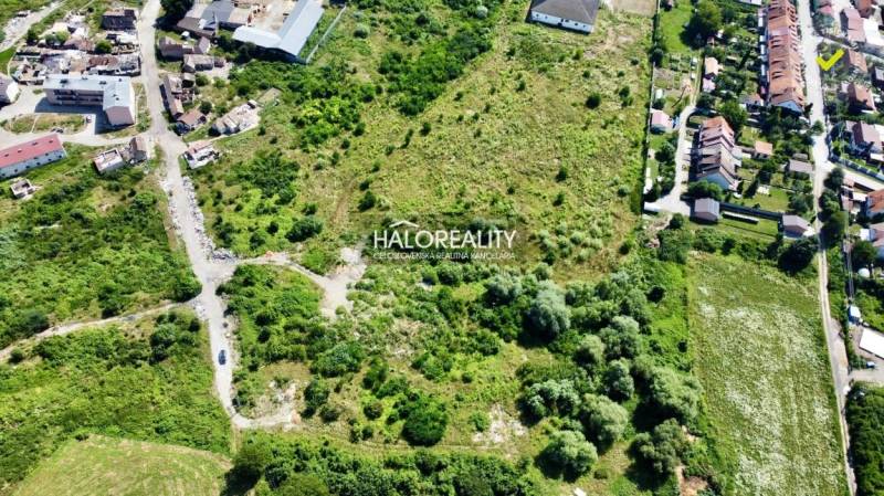 Aerial view of green areas in Tornala suitable for residential plots.