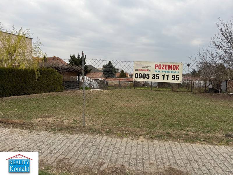 Plot of land for sale on Hlavná Street in Mojzesovo for Residential Land.