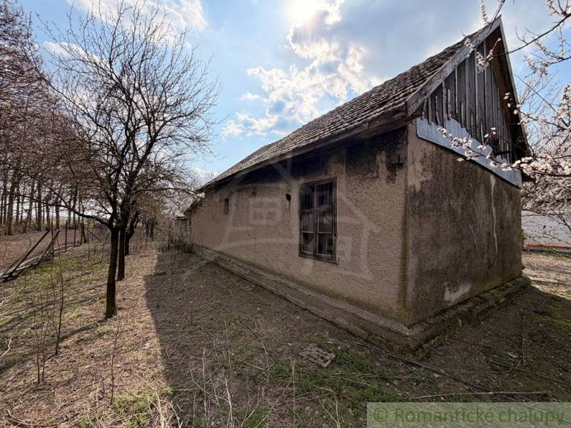 An older family house in Čalovec surrounded by trees and open nature.
