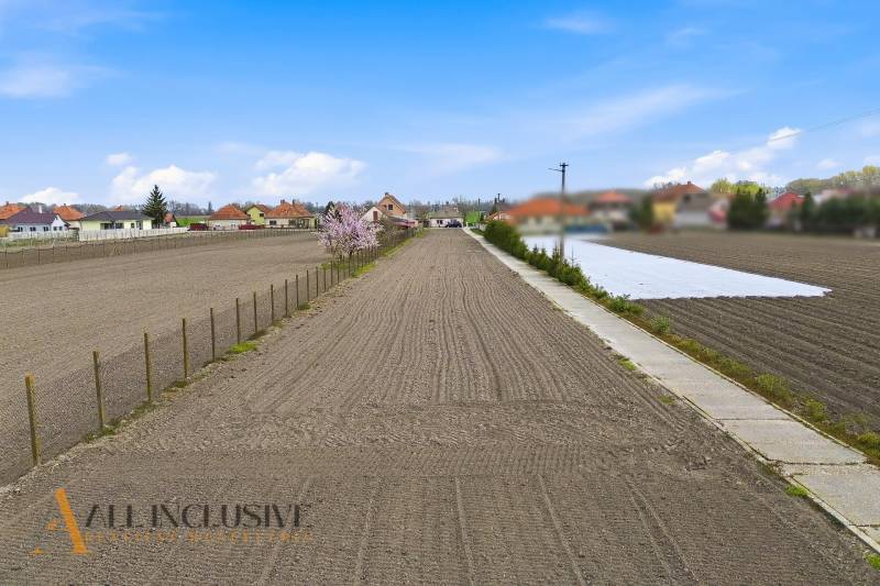 Spacious residential plots in Baloni with views of neighboring houses and fencing.