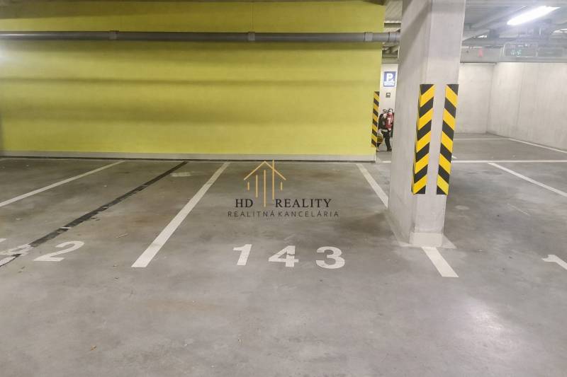 Parking space with designation in the underground garage on Zuzany Chalupovej Street, Bratislava - Petržalka.