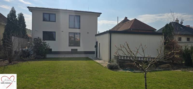 A family house in Trnava on Gábora Steinera Street with a garden and a garage.
