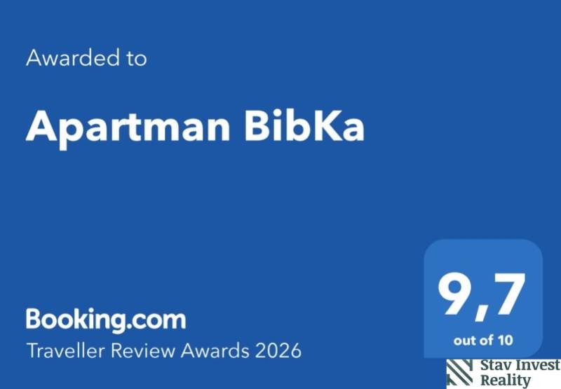 Award for Apartment BibKa with a rating of 9.7 in the Traveller Review Awards 2026.