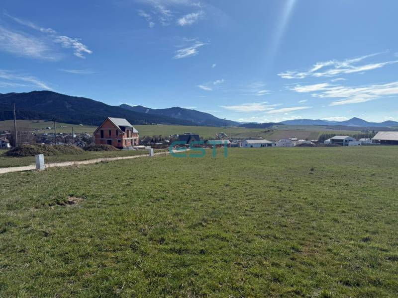 Plots - housing in Stránske, Borie Street with a view of the mountains and the village.