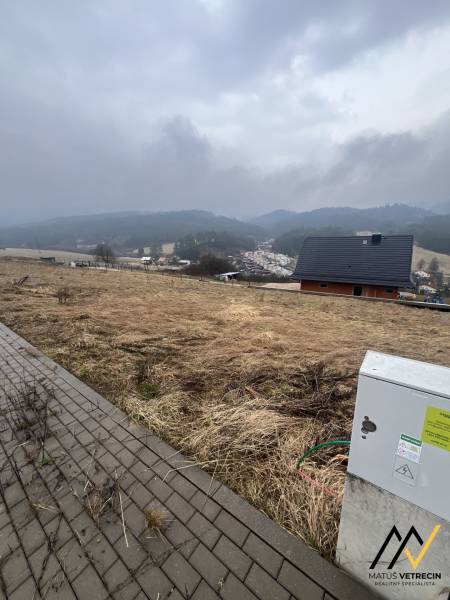 Plots - housing in Stará Ľubovňa with a view of the surrounding villages and hills.