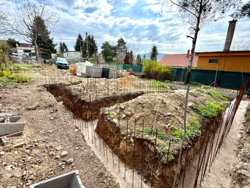 Building plot for construction in Bratislava - Záhorská Bystrica, Podkerepušky, with foundation preparation.