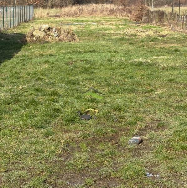 Land for residential use in Michalovce with grass cover and fencing.