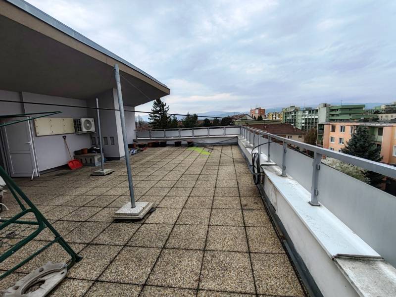 View from the terrace of a 4-room apartment in Sídlisko I, Vranov nad Topľou.