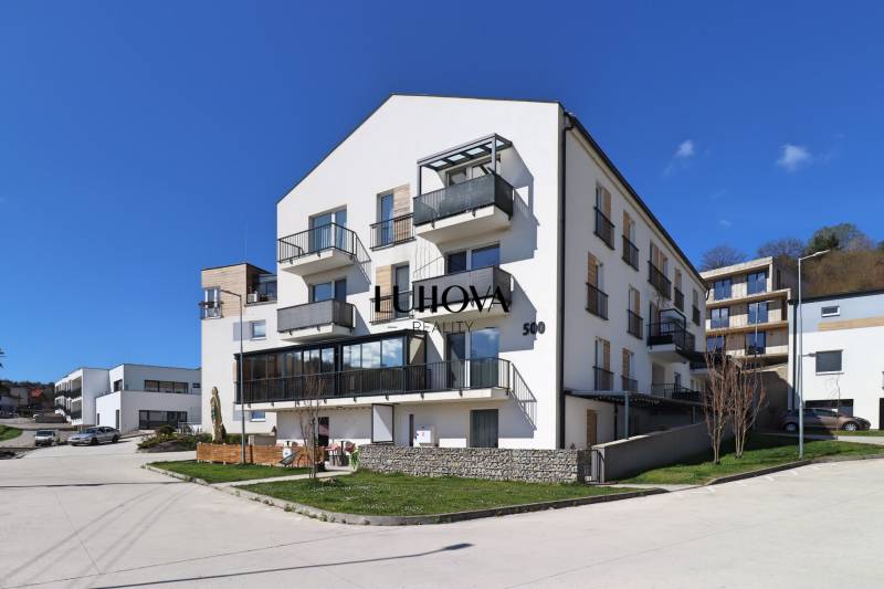 The apartment building on Streženice Street in Púchov offers various residential options.