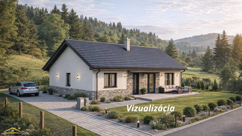 A family house surrounded by greenery and mountains, ideal for living in Makov.