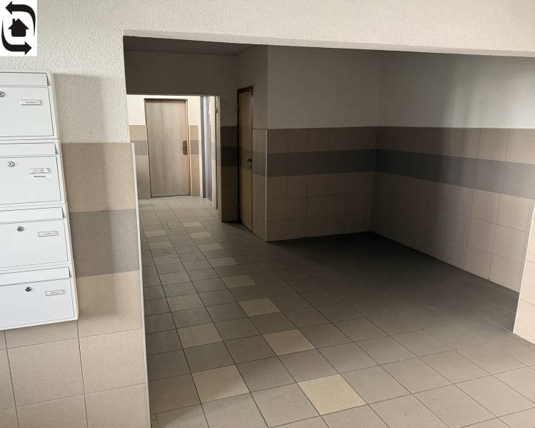 The entrance hall of the apartment building on Kríkova Street in Bratislava - Vrakuňa.