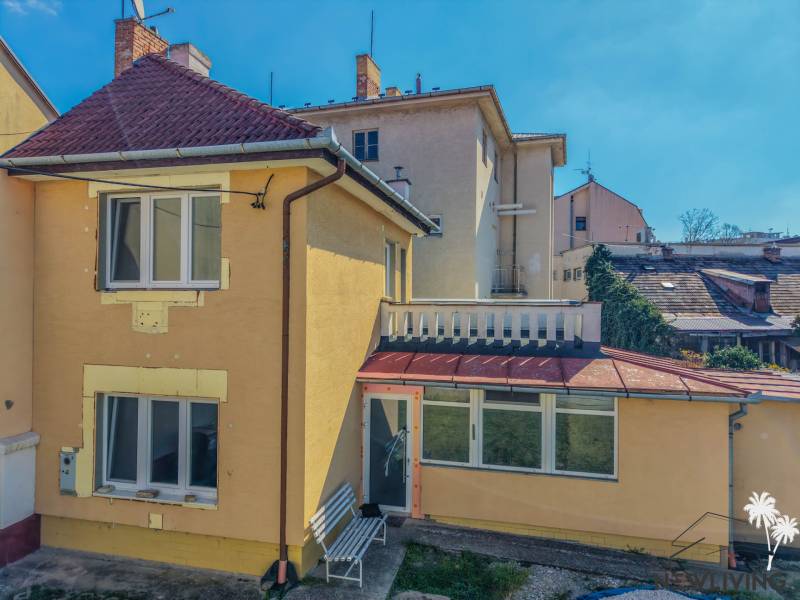 A family house on Hviezdoslavova Street in Piešťany with a yard and a terrace.