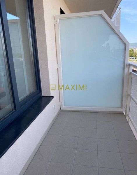 Balcony of a 2-room apartment with ceramic tiles in Bratislava - Ružinov on Galvaniho.
