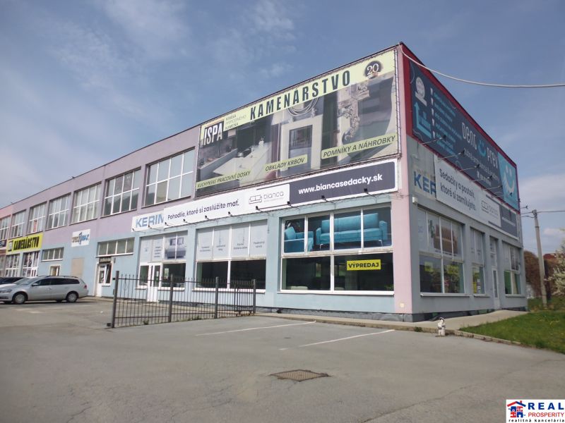 Commercial premises at Masarykova 22 in Prešov, offering various services and products.
