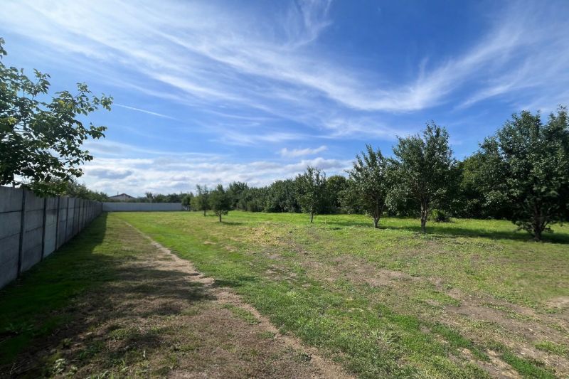 Greenery and trees on Ábovská Street in Ždaňa suitable for Residential Land.