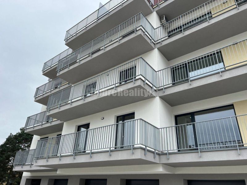 Apartment building on A. Stodola Street in Prievidza with balconies.