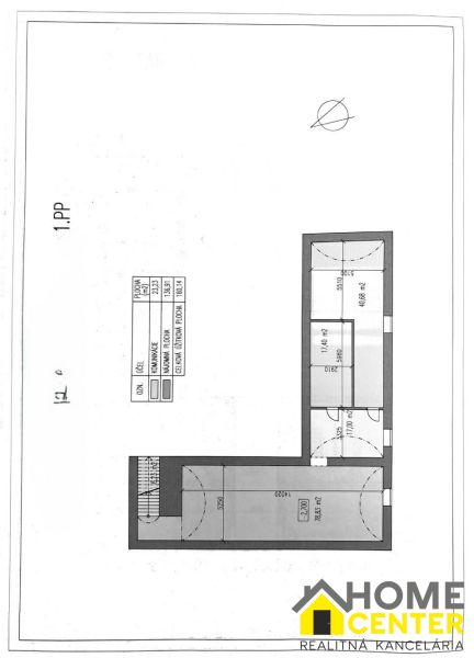 Floor plan of the first basement level with storage areas and communications, Special properties.