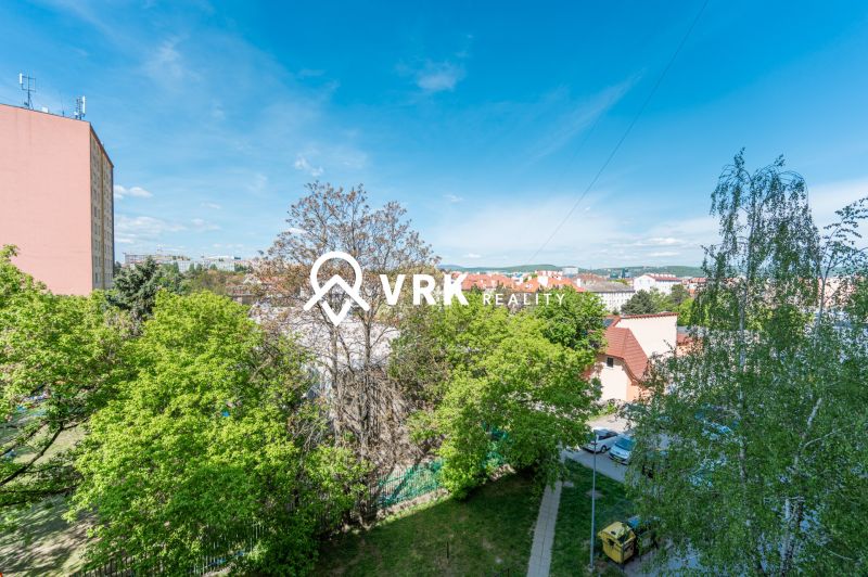 A view of greenery and buildings on Južná trieda in Košice - Juh district.