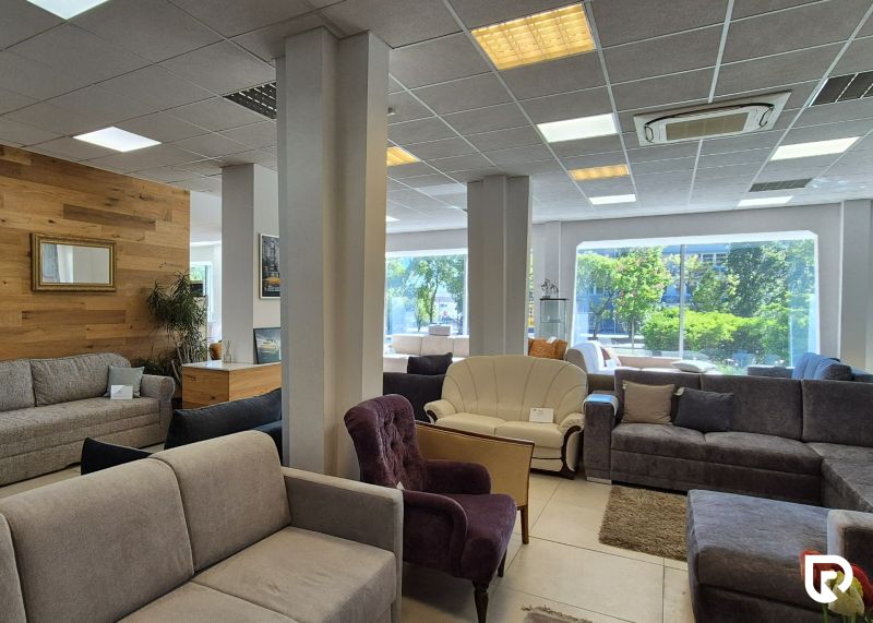 Commercial spaces offer comfortable seating with a view of Račianska 99, Bratislava.