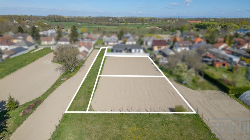Plots - housing in Dunakiliti with marked parcels in a quiet environment ideal for construction.