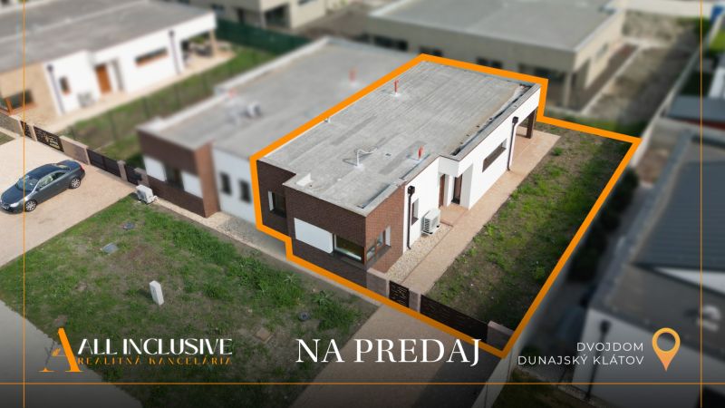 Family house in Dunajský Klátov for sale with adjacent land and parking.