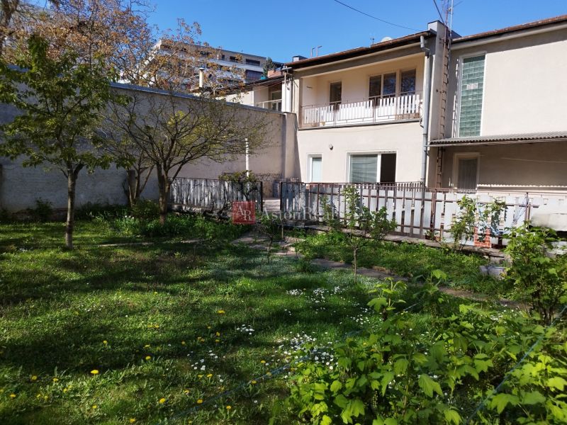 Garden at the family house on Komenského Street in Banská Bystrica.