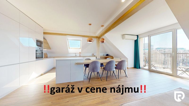 A floor with a wooden decor in the kitchen, part of a 4-room apartment, bright interior.