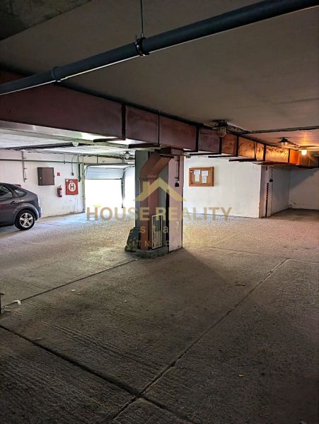 Underground parking garage in a building on Martinengova Street in Bratislava - Staré Mesto.