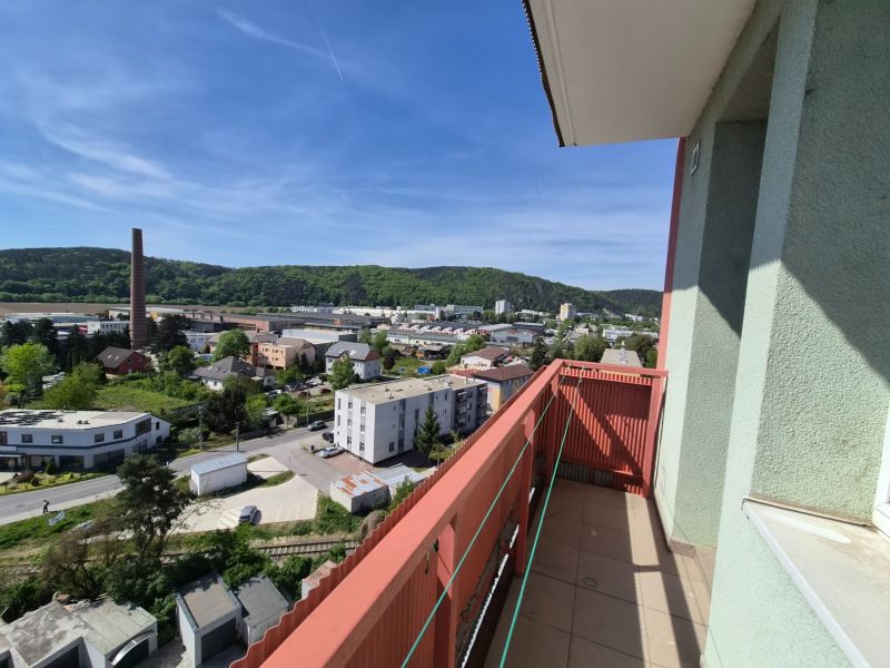 View from a 3-room apartment on Pred poľom Street in Trenčín.