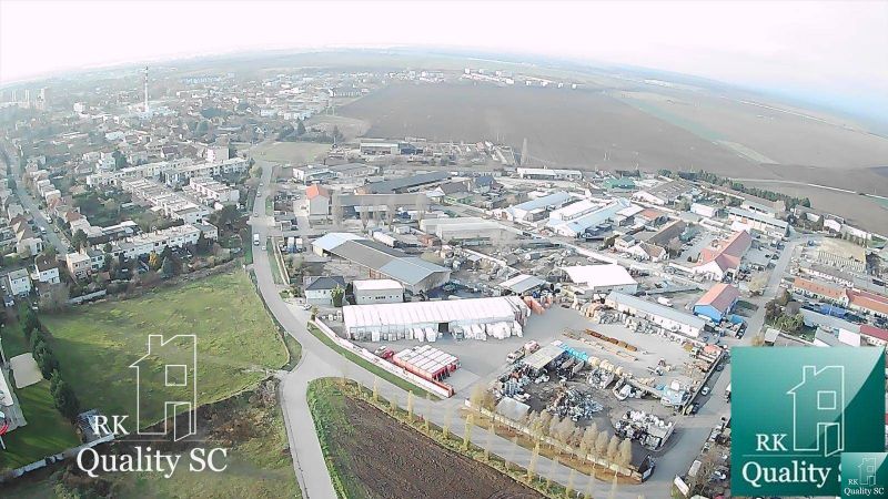 Aerial view of Senec near the Sunny Lakes NORTH, showing residential plots.