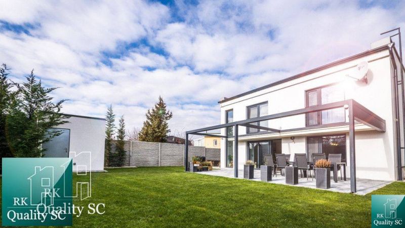 A family house at Slnečné jazerá juh in Senec with a spacious garden and terrace.