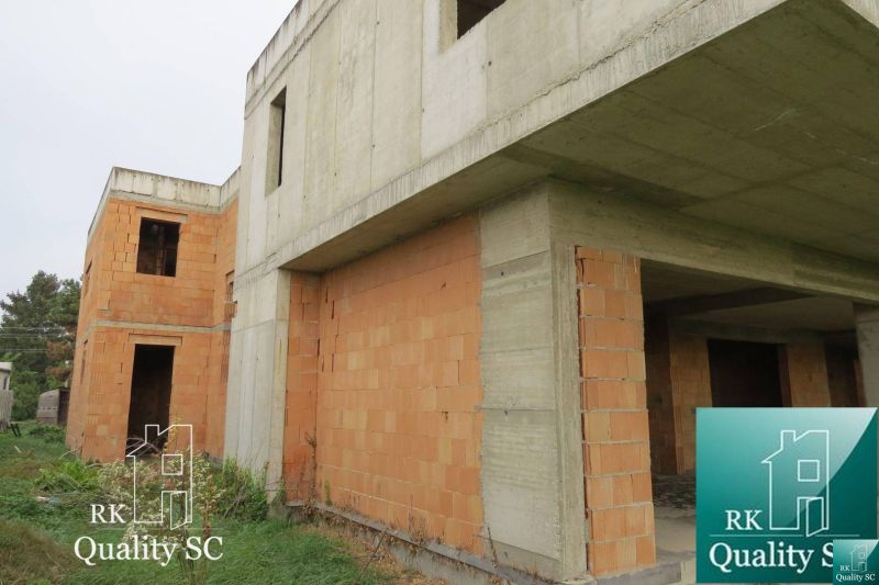 Unfinished construction of a family house on Záhumenská Street in Kráľová pri Senci.